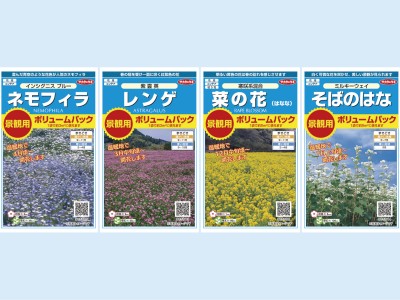 絵袋種子「実咲」シリーズから景観用ボリュームパックを発売