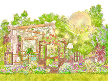 サカタのタネ グリーンサービス 庭園展示（Urban GX Village）